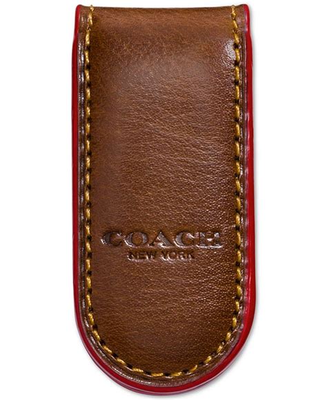 coach men's money clip.